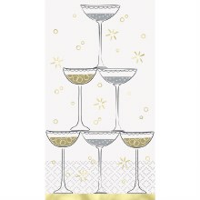 Toast to NYE Guest Towels 16ct