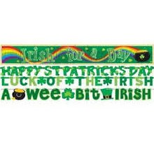 St Patricks Day 4pk Banner Kit