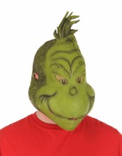 Grinch Overhead Vinyl Mask