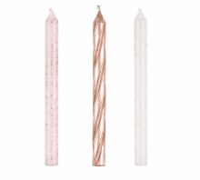Candles Glitter Spiral RG
