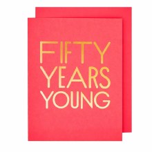 Card 50 Years Young
