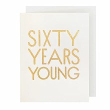 Card 60 Years Young