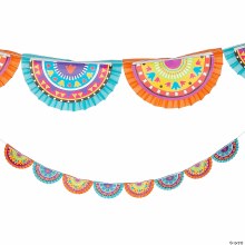 Fiesta Bunting Fan Garland