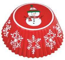 Snowman Cupcake Baking Cups ~ 75 Pack