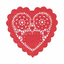 Doilies Red Heart 6in