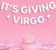 It's Giving Virgo Banner 4ft