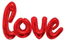 AF Script LOVE Red 53"