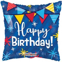 MYLR HB Pennants Square 18"