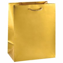 Gift Bag Med Gold Matte