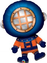 Nautical, Deep Sea Diver ‹ Jumbo 37in. Mylar Helium Balloon