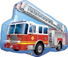 Fire Truck Jumbo Shape ~ 36"