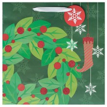 Gift Bag Contemporary Wreath