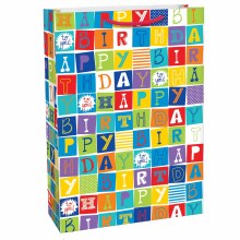 Jumbo Gift Bag Checkerboard BD