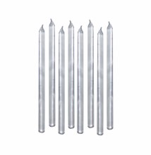 Taper Candles Silver