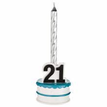 Finally 21 Beer Candle Holder