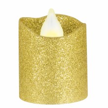 LED Votive Candles Gold 6pk