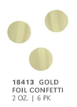 Confetti Gold Foil Lrg