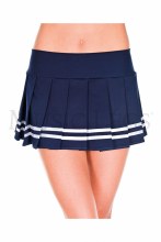 Pleated Skirt Navy/White OS