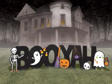 Halloween Boo Yah Yard Signs