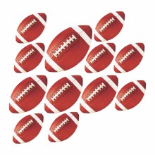 Football Cutouts 12ct
