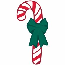 Candy Cane CUtout 27in