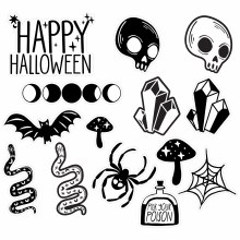 Spellbound Halloween Cutouts