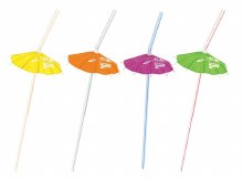 Straws W/ Umbrellas