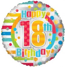 MYLR Age Dots & Lines 18 18"