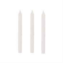 Candles Spiral Iridescent Wht