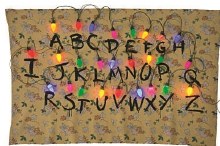 Stranger Things Alphabet Decor