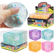 Cube Glitter Squeeze Toy