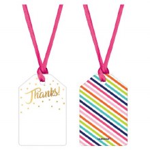 Colorful Everyday & "Thanks" Gift Tags ~ 25 Variety Pack