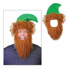 Elf Hat Green w/ Beard