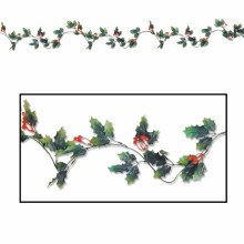 6' Holly Berry Garland