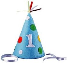First Bday Felt Hat 1pc