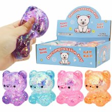 Teddy Bear Glitter Squeeze Toy