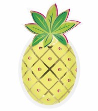 Pineapple Shaped Plates 8ct