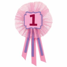 1st Bday Girl Award Ribbon