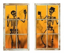 Window Silhouettes Skeletons