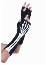 Gloves Skeleton Fingerless