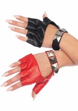 Fingerless Gloves Harley Quinn Stud