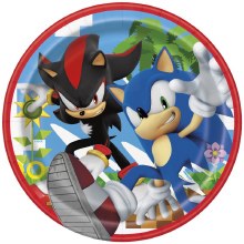 Sonic Plates 7" 8ct