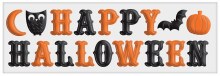 Modern Happy Halloween Gel Clings