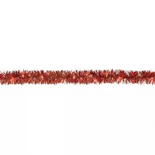 Red LightUp Tinsel Garland