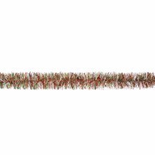 Tinsel Garland Red/Grn/Svr 9ft