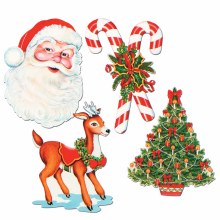 Christmas Cutouts ~ 4 Pack