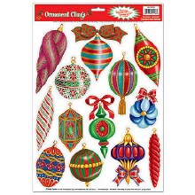 Cling Xmas Ornaments