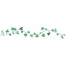 12ft. Shamrock Foil Wire Garland