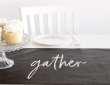 Chalkboard Table Runner