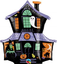 Haunted House Shape • Jumbo 41" Mylar Helium Balloon